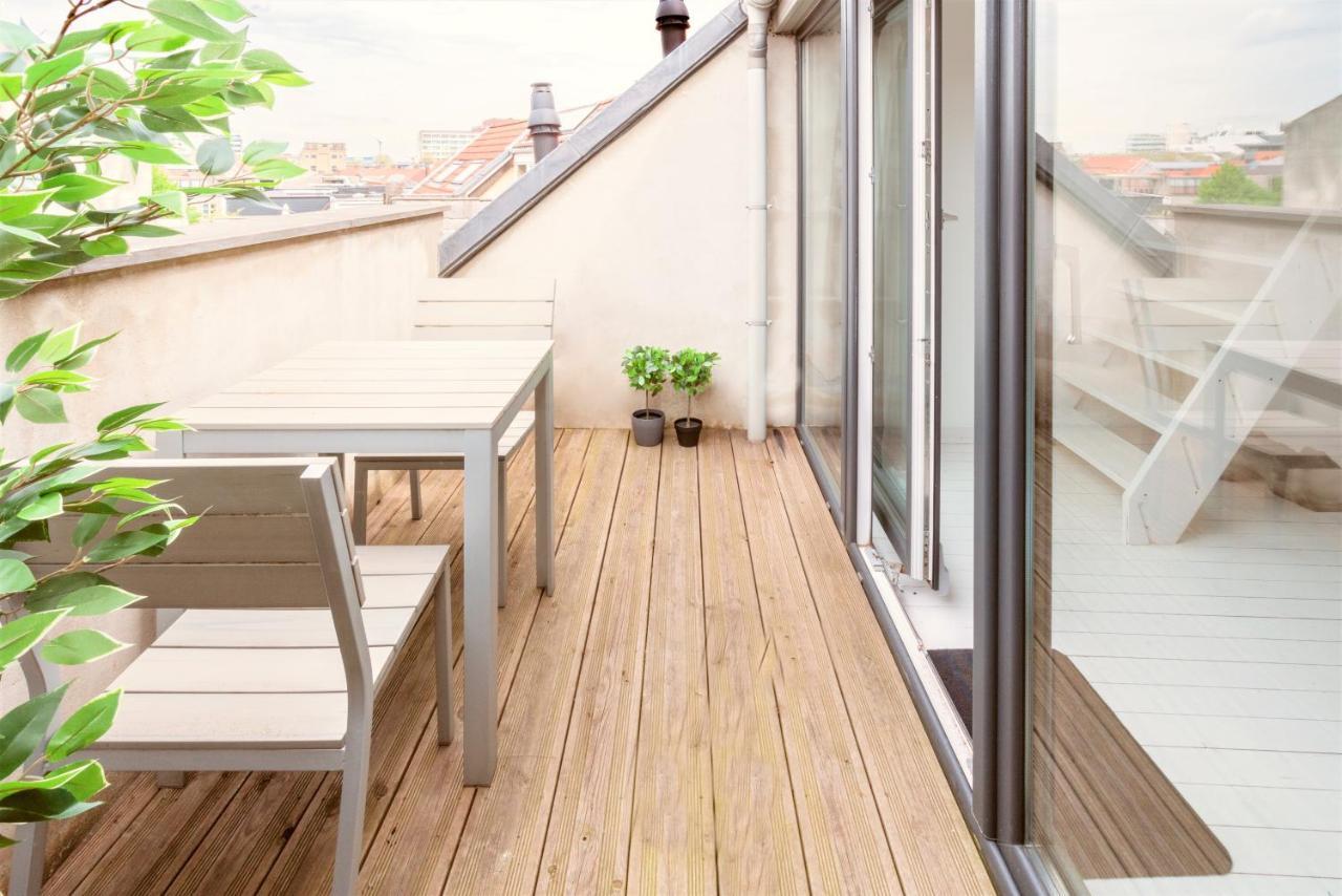 Beautiful Terrace Apartment In The Heart Of Antwerpen Eksteriør billede